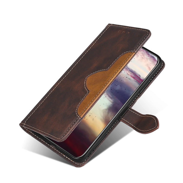 Para Huawei nova 10 SE Skin Feel Funda de teléfono de cuero con hebilla magnética (marrón)