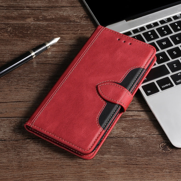 Para Samsung Galaxy A04e 4G Skin Feel Funda de teléfono de cuero con hebilla magnética (Rojo)