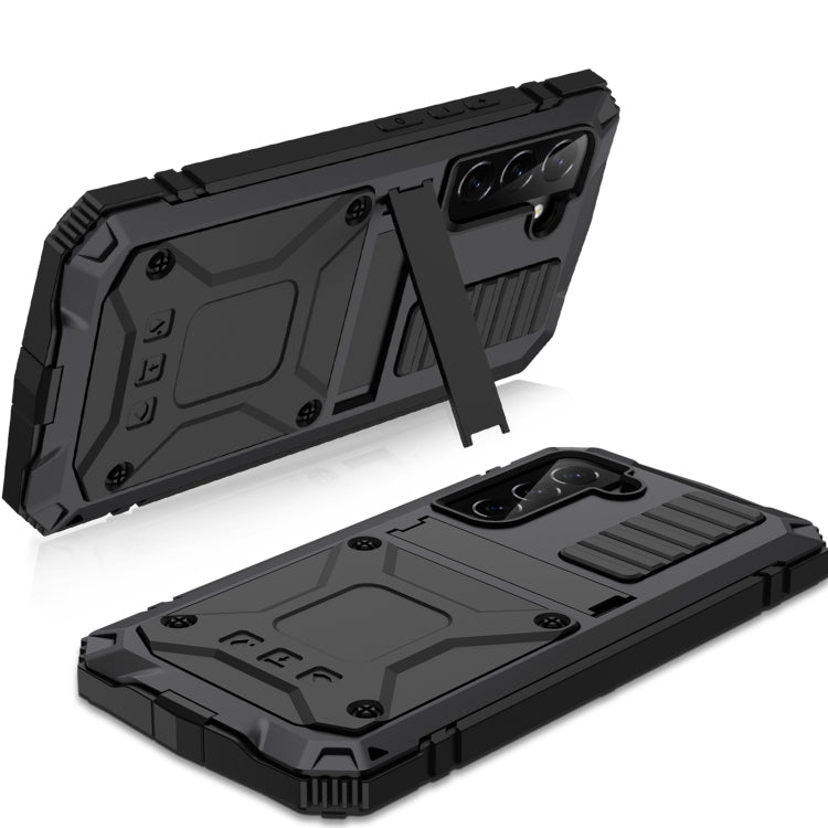 Para Samsung Galaxy S23 5G R-JUST Life Funda impermeable a prueba de polvo a prueba de golpes (Negro)