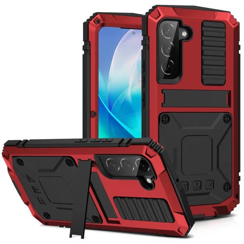 Para Samsung Galaxy S23 5G R-JUST Life Funda impermeable a prueba de polvo a prueba de golpes (Rojo)
