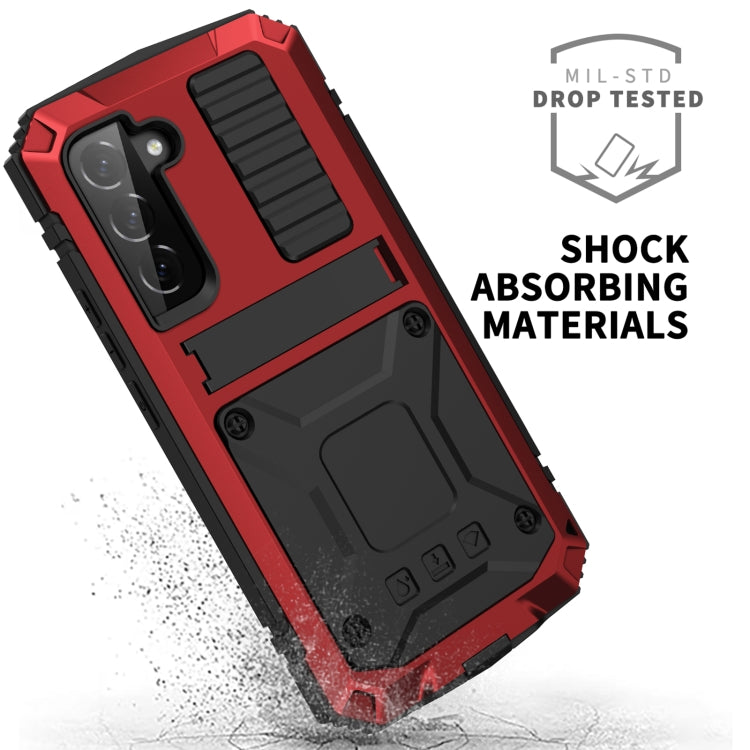 Para Samsung Galaxy S23 5G R-JUST Life Funda impermeable a prueba de polvo a prueba de golpes (Rojo)