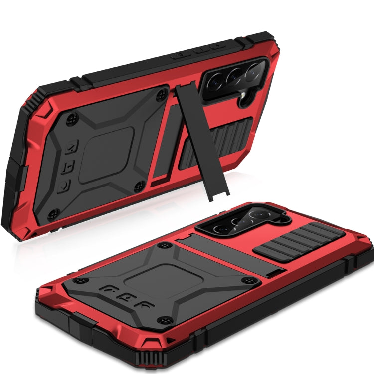 Para Samsung Galaxy S23 5G R-JUST Life Funda impermeable a prueba de polvo a prueba de golpes (Rojo)