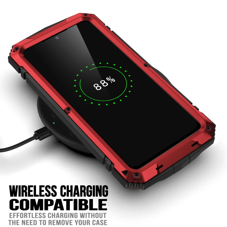 Para Samsung Galaxy S23 5G R-JUST Life Funda impermeable a prueba de polvo a prueba de golpes (Rojo)