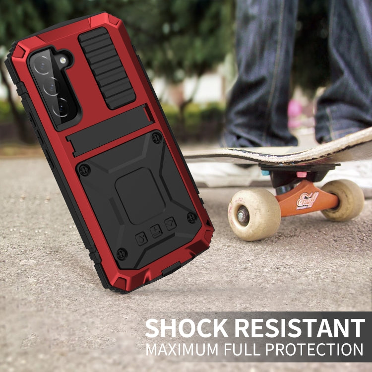 Para Samsung Galaxy S23 5G R-JUST Life Funda impermeable a prueba de polvo a prueba de golpes (Rojo)