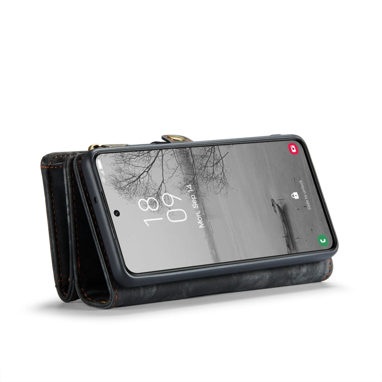 Para Samsung Galaxy S23 5G CaseMe 008 Estuche de teléfono de cuero multifuncional desmontable (negro)