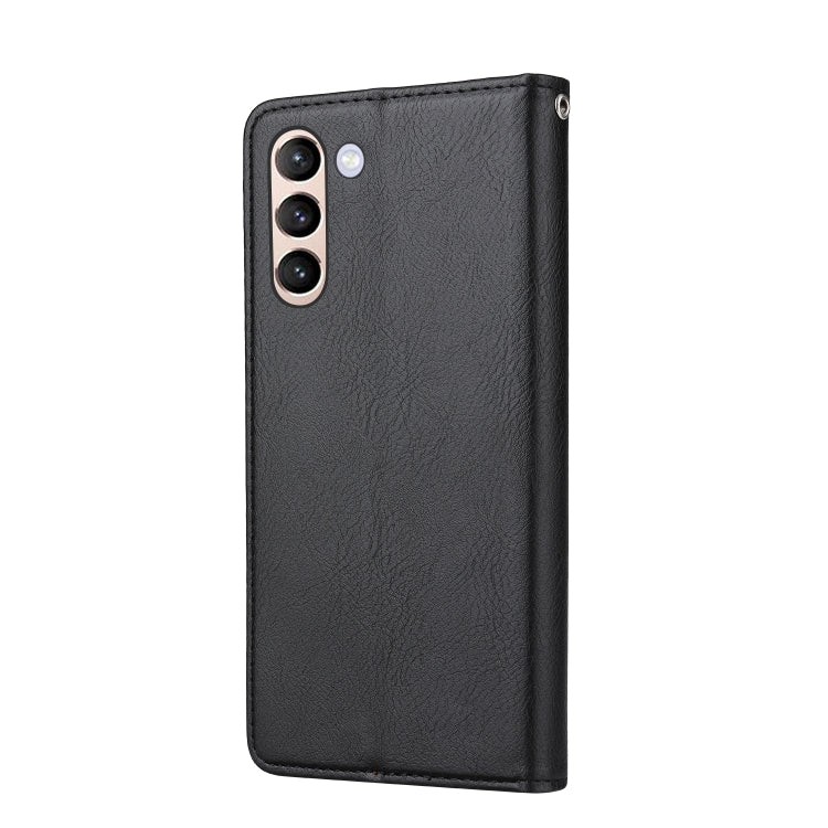 Para Samsung Galaxy S23 5G Knead Skin Texture Horizontal Flip Leather Phone Case (Negro)