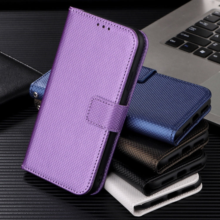 Funda para Huawei Nova 10 Se Caja de Cuero con Textura de Diamante (Azul)