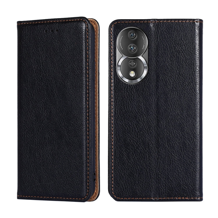 Estuche para Honor 80 de Cuero Magnético con Aceite Brillante (Negro)