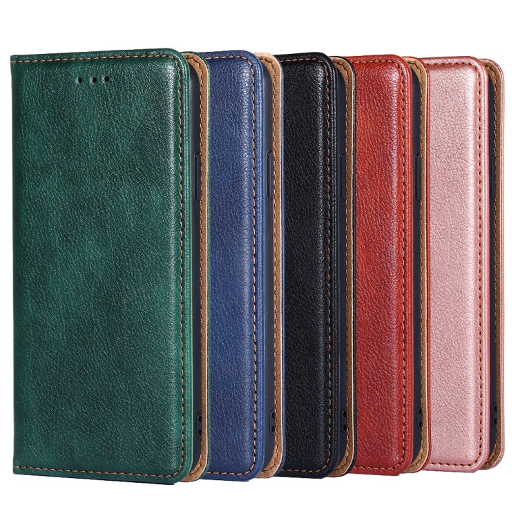 Estuche para Huawei Nova 10 Se de Cuero Magnético Color Sólido con Aceite Brillante (Negro)