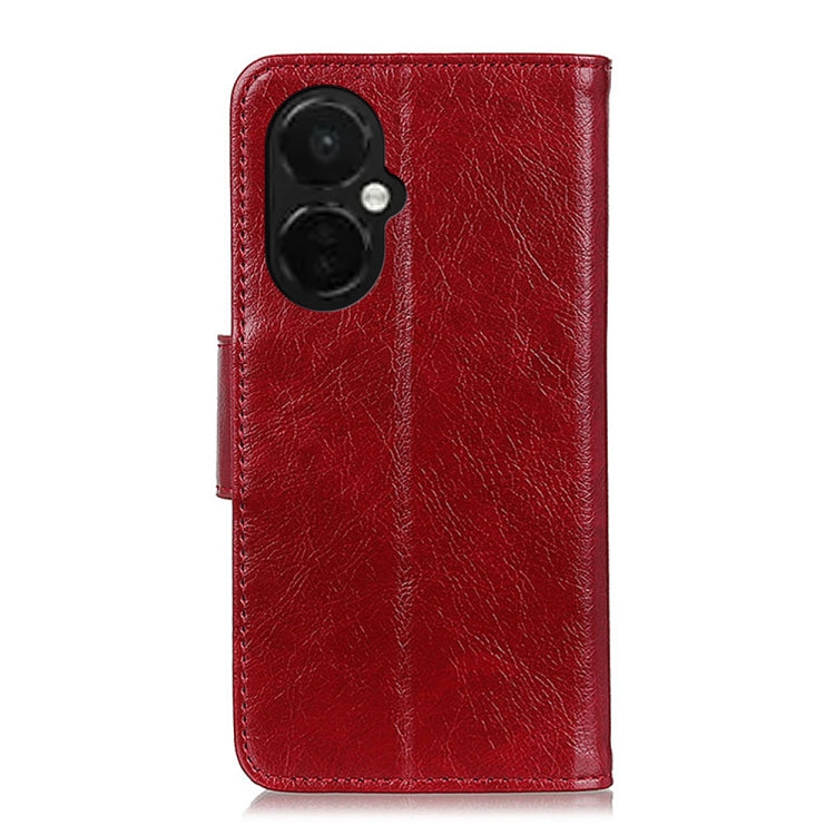 Funda Flip de Cuero Nappa Texture para OnePlus Nord Ce 3 5G (Rojo)
