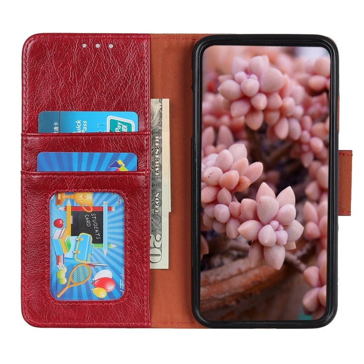 Funda Flip de Cuero Nappa Texture para OnePlus Nord Ce 3 5G (Rojo)