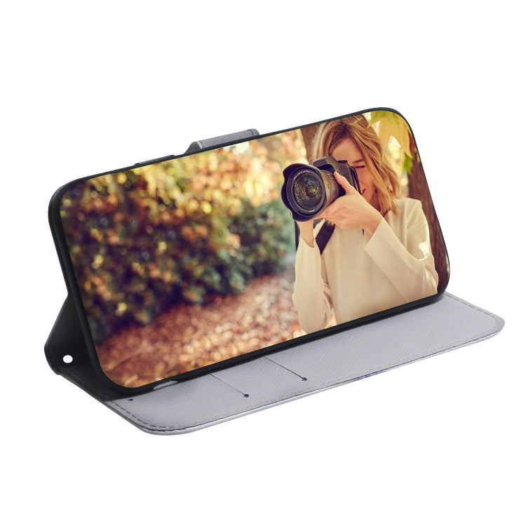Estuche de Teléfono Samsung Galaxy A04E F04 M04 Cuero con Tapa Dibujo Tigre
