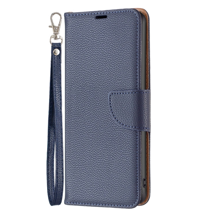 Para Samsung Galaxy M14 5G Litchi Texture Pure Color Leather Phone Case (Azul)
