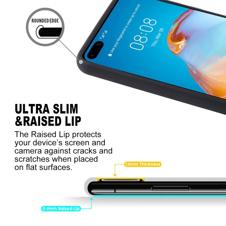 Para Huawei P40 SULADA TPU a prueba de golpes + Funda protectora de cuero hecha a mano (Negro)