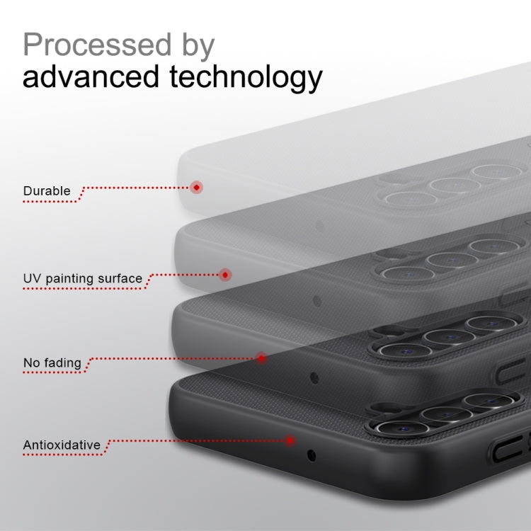 Para Samsung Galaxy A14 4G NILLKIN Frosted PC Phone Case (Negro)