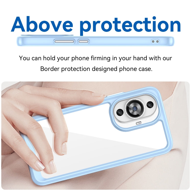 Funda de Teléfono Acrílico y TPU para Huawei Nova 12S Serie Colorida (Azul)