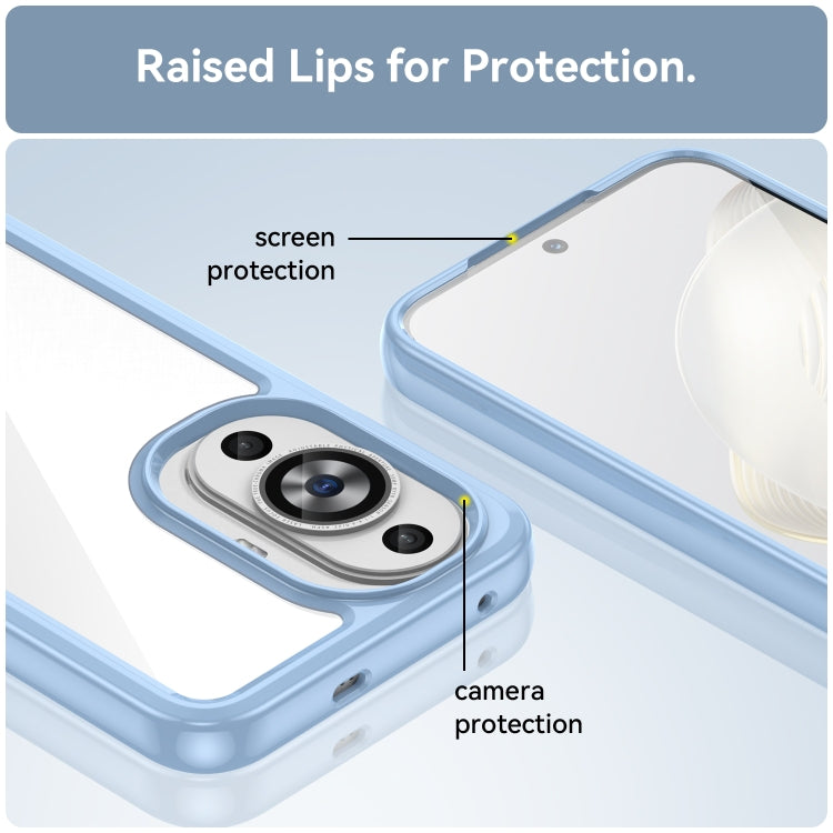 Funda de Teléfono Acrílico y TPU para Huawei Nova 12S Serie Colorida (Azul)