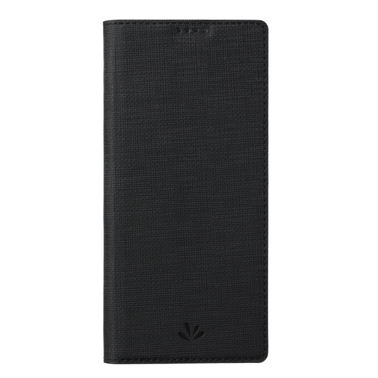 Estuche de Cuero Magnético Sony Xperia 1 V Vili Dmx Series a Prueba de Golpes (Negro)