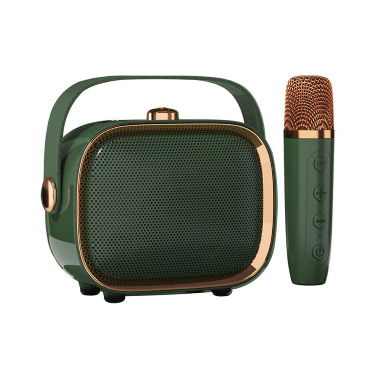 Micrófono Inalámbrico Newrixing Nr138W TWS Reducción de Ruido Altavoz Bluetooth Portátil (Verde)