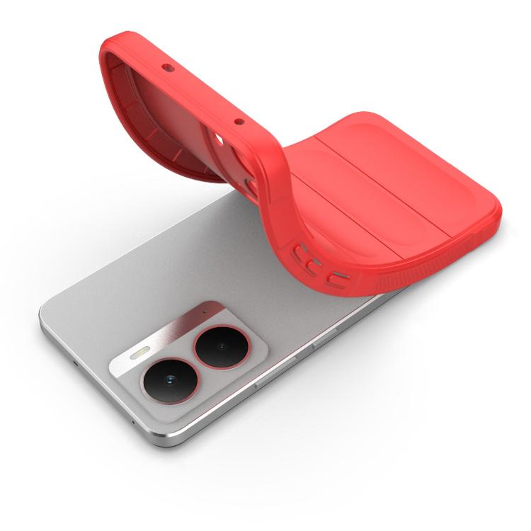 Funda de TPU y Franela con Protección Mágica Global para Realme P3 5G (Gris)