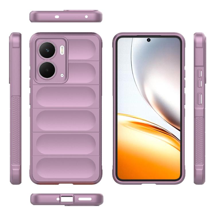 Funda de TPU y Franela con Protección Mágica Global para Realme P3 5G (Morada)