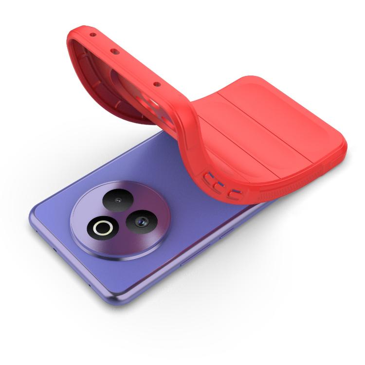 Funda de TPU y Franela con Protección Mágica Global para Realme P3 Pro 5G (Azul Claro)