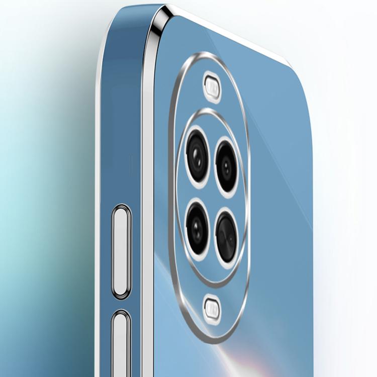 Funda de TPU con borde recto y galvanizada 6D para Huawei Nova 14 Pro XINLI (verde menta)