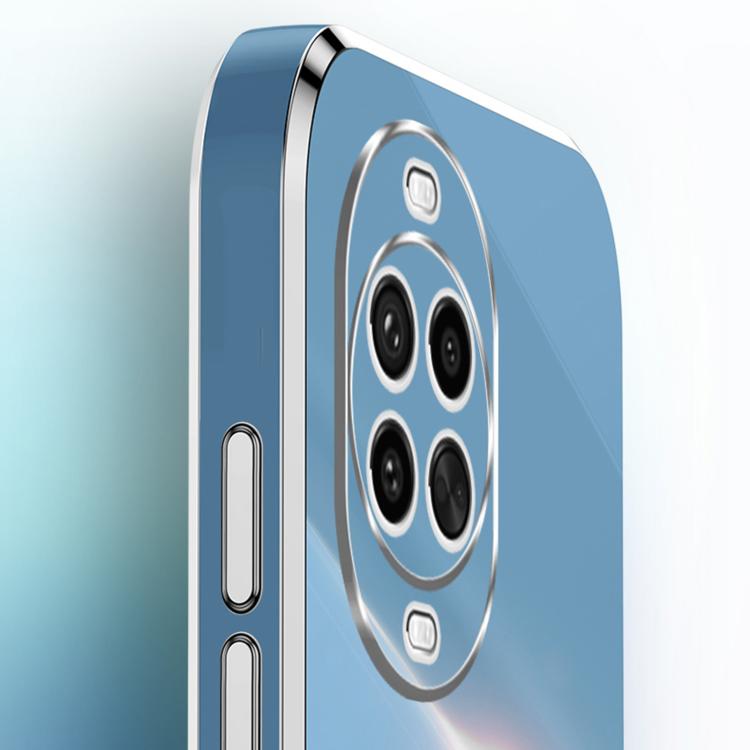 Funda de TPU con borde recto y galvanizada 6D para Huawei Nova 14 Ultra XINLI (negra)