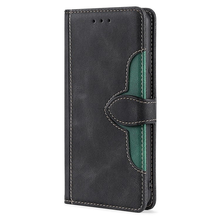 Funda de Cuero para OnePlus Nord Ce 4 Lite 5G con Hebilla Magnética y Tacto Agradable (Negro)