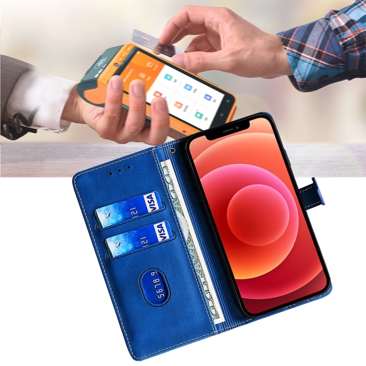 Funda de Cuero OnePlus Nord Ce 4 Lite 5G con Hebilla Magnética y Tacto Suave (Azul)