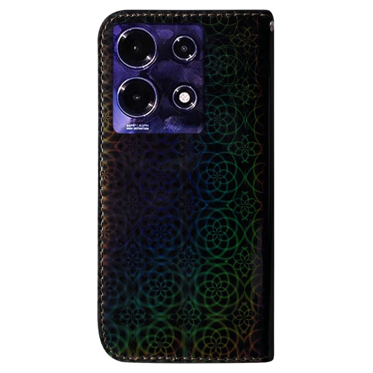 Caja de Teléfono de Cuero para Infinix Note 30I con Hebilla Magnética (Negro)