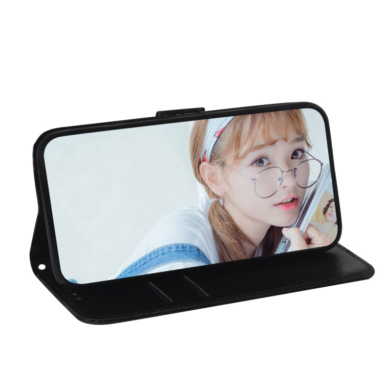 Caja de Teléfono de Cuero para Infinix Note 30I con Hebilla Magnética (Negro)
