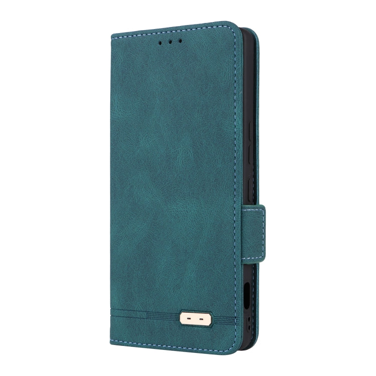 Funda de Cuero para Sharp Aquos R9 Pro con Cierre Magnético (Verde)