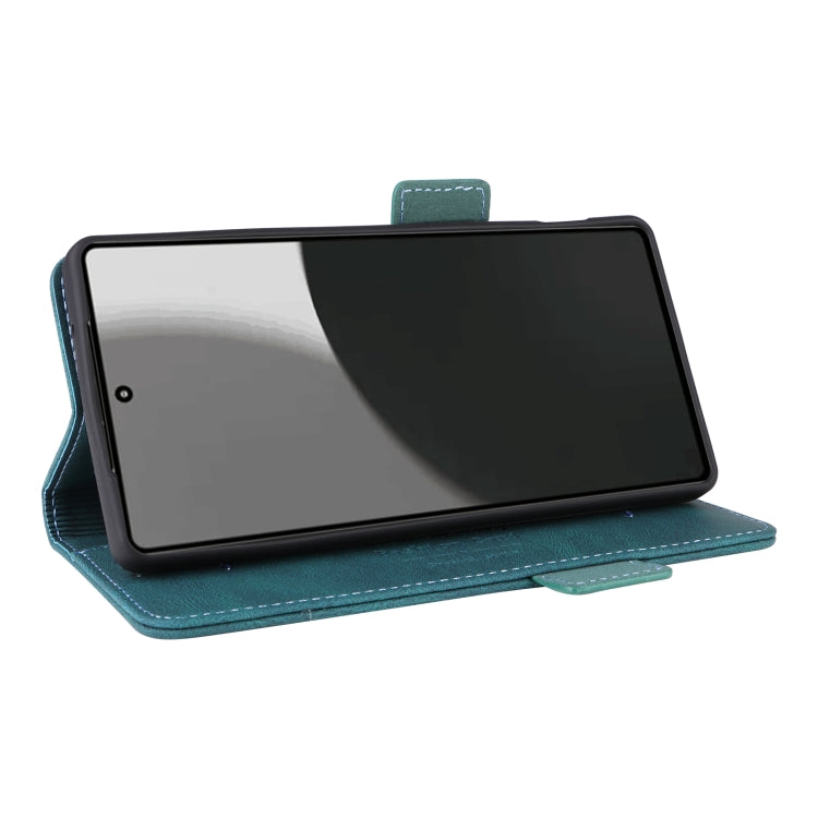Funda de Cuero para Sharp Aquos R9 Pro con Cierre Magnético (Verde)