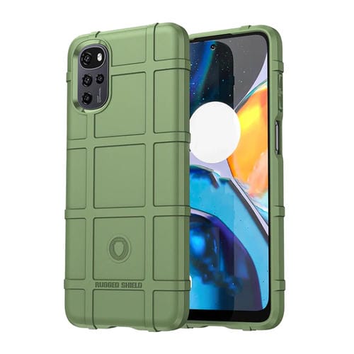 Funda TPU a Prueba de Golpes para Motorola Moto E32 India con Cobertura Total (Verde)