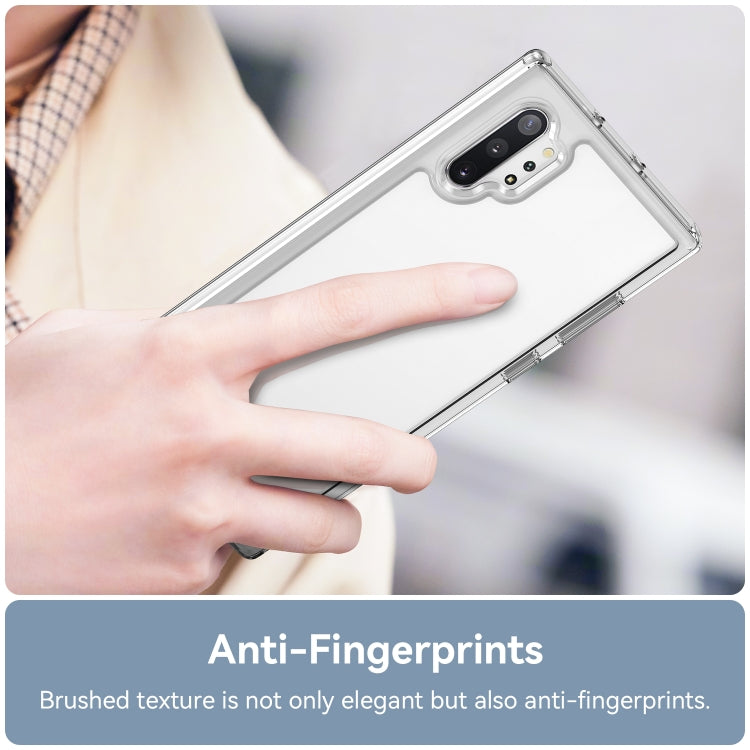 Para Samsung Galaxy Note10+ 5G Colorful Series Acrylic + TPU Phone Case (Transparente)