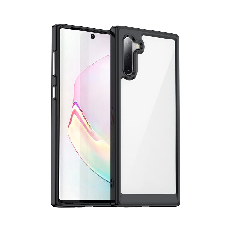 Para Samsung Galaxy Note10 Colorful Series Acrylic + TPU Phone Case (Negro)