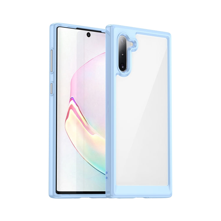Para Samsung Galaxy Note10 Colorful Series Acrylic + TPU Phone Case (Azul)