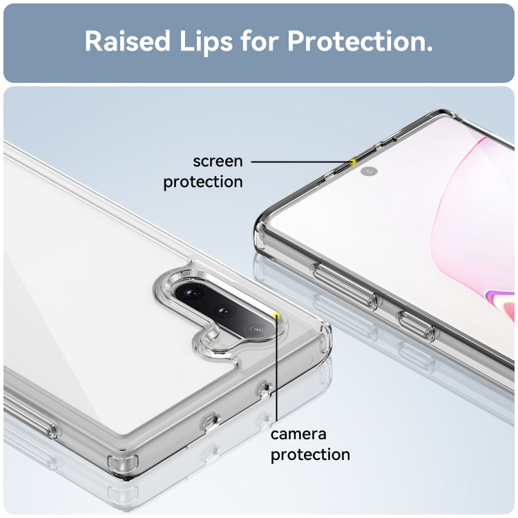 Para Samsung Galaxy Note10 Colorful Series Acrylic + TPU Phone Case (Transparente)