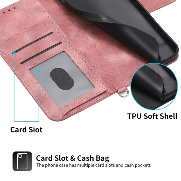 Funda de piel con relieve floral para Huawei nova 14 Ultra (rosa)
