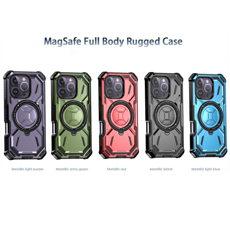 Funda para Teléfono Armor Series para iPhone 16 Pro con Soporte (Negra)