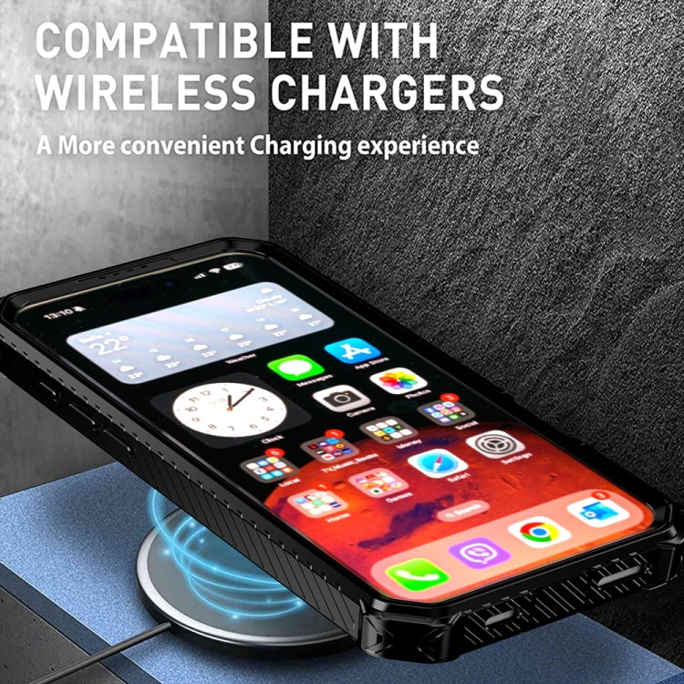 Funda para Teléfono Armor Series para iPhone 16 Pro con Soporte (Negra)
