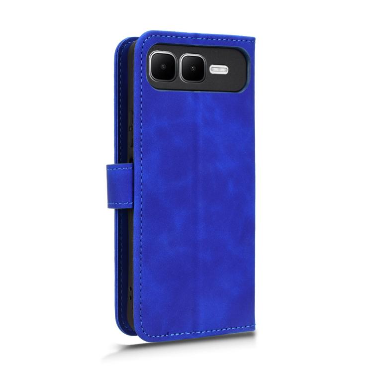 Funda de cuero con tapa magnética para Infinix Smart 10 Plus 4G (azul)
