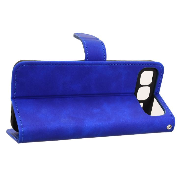 Funda de cuero con tapa magnética para Infinix Smart 10 Plus 4G (azul)