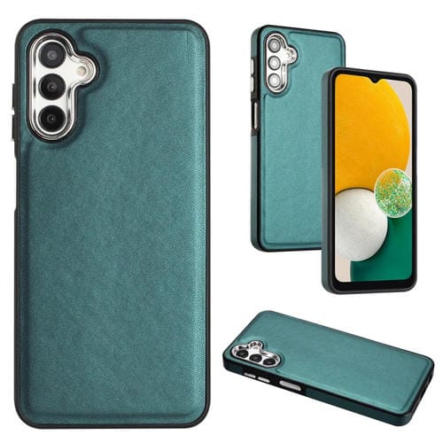 Funda para Teléfono Samsung Galaxy A05S Textura de Cuero Cobertura Total (Verde)