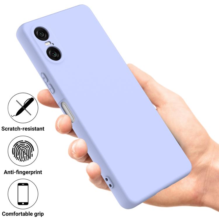 Funda de Silicona Líquida para Sony Xperia 10 Vi a Prueba de Golpes (Puro)