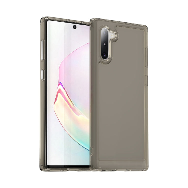 Para Samsung Galaxy Note10 Candy Series TPU Phone Case (Gris transparente)