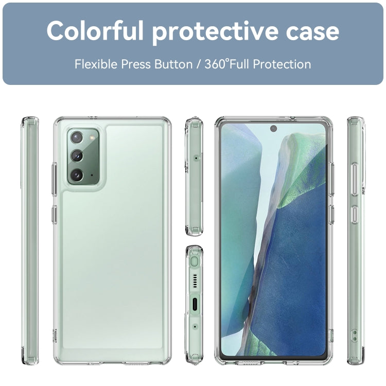Para Samsung Galaxy Note20 Candy Series TPU Phone Case (Transparente)