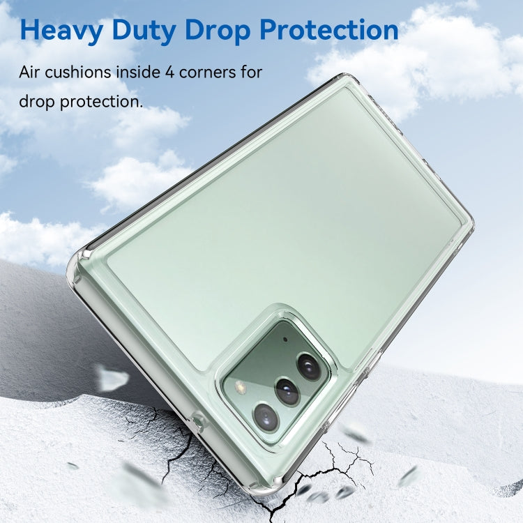 Para Samsung Galaxy Note20 Candy Series TPU Phone Case (Transparente)