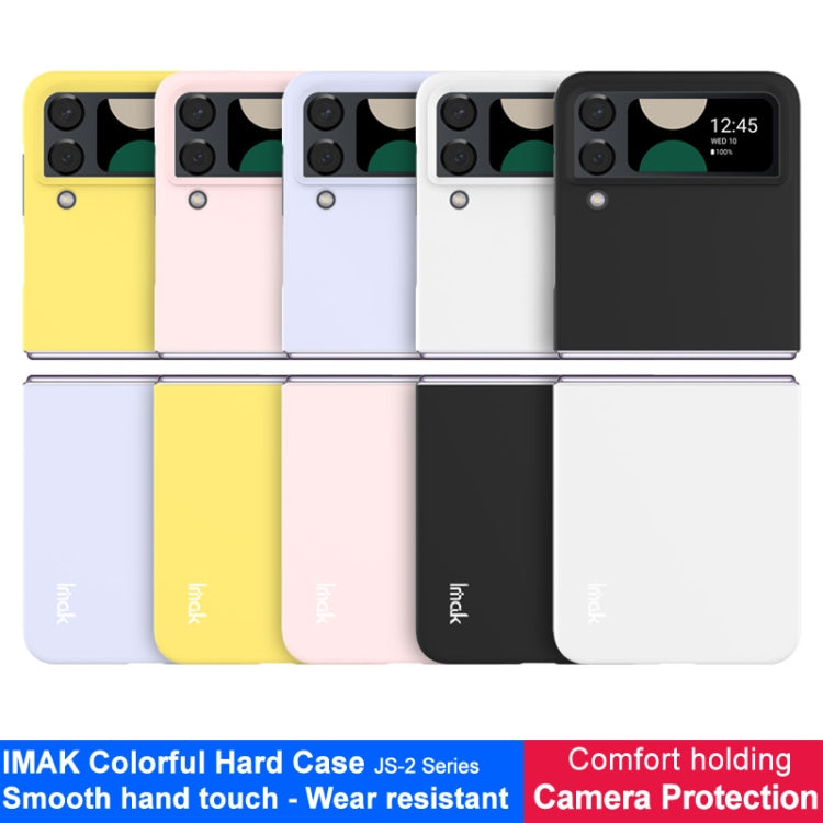 Para Samsung Galaxy Z Flip4 5G IMAK JS-2 Series Estuche colorido para PC (Rosa)